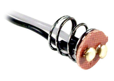 Chicote: 2 Polos con arandela Micarta y resorte