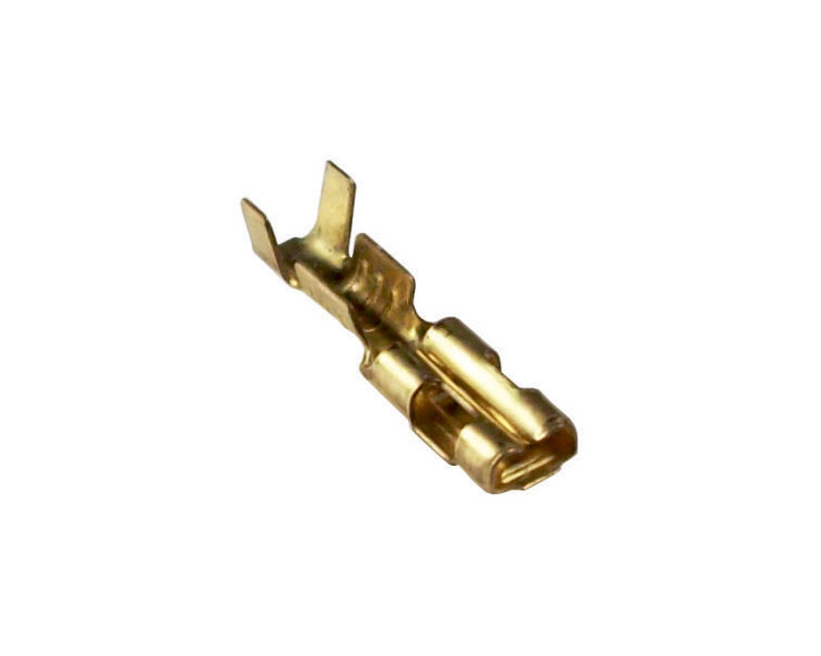 Terminal pala hembra de 2,8 mm. con traba
