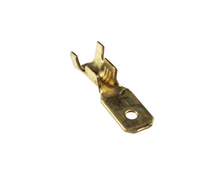 Terminal pala macho de 5 mm. sin traba