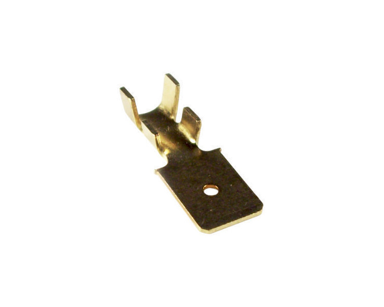 Terminal pala macho de 9,5 mm. sin traba