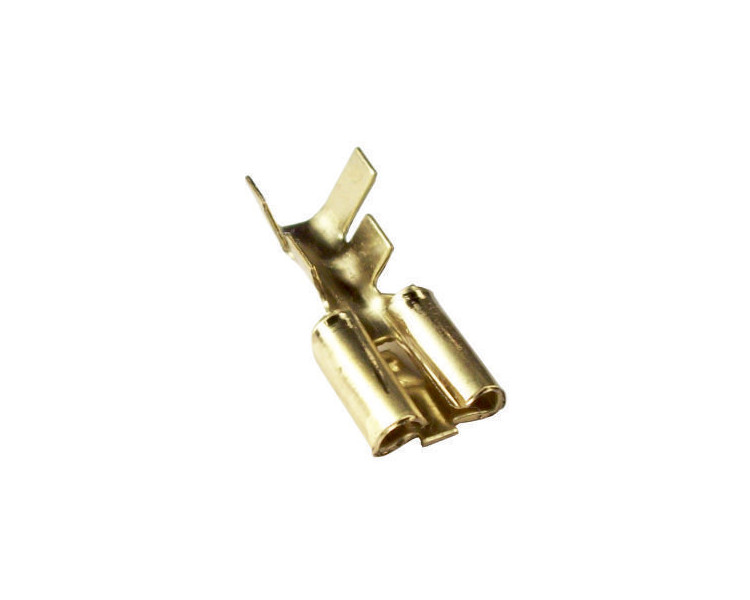 Terminal pala hembra de 9,5 mm. con traba