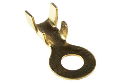 Terminal ojal de bronce agujero 6,5 mm. Cable hasta 6 mm.