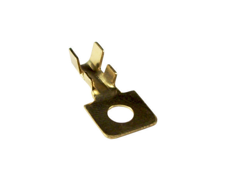 Terminal ojal tipo Fiat agujero 5 mm. Cable hasta 2,5 mm.
