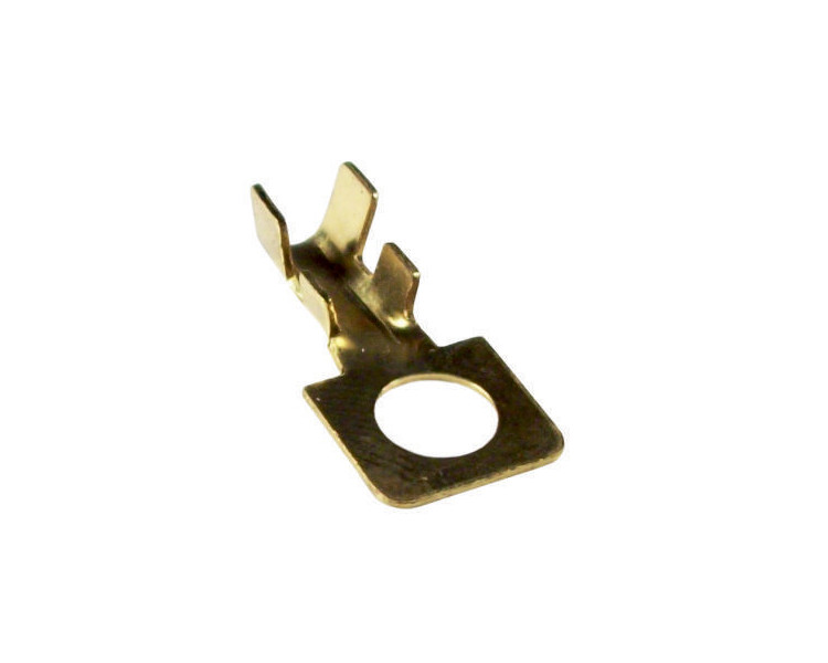 Terminal ojal tipo Fiat agujero 6 mm. Cable hasta 2,5 mm.