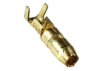 Terminal tubo macho para hembra de 4 mm.
