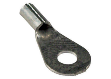 Terminal ojal de cobre estañado para cable 2 mm. (917)