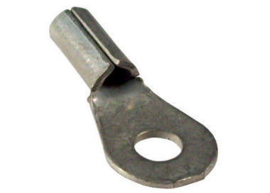 Terminal ojal de cobre estañado para cable 4 mm. (918)