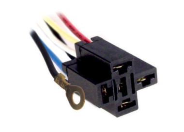 5 Vías mini-relay  sin terminal ojal para masa c/ cable de2mm.