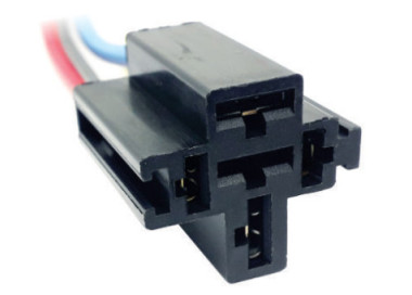4 Vías mini-relay 70 amp. con conexión a masa Encastrable