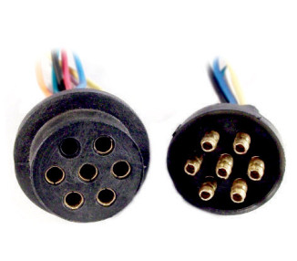 7 Vías acoplado goma y nylon