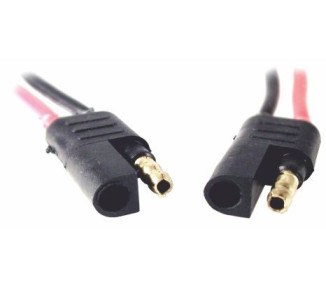 2 Vías chata para electroventilador cable 2 mm a 25 cm.