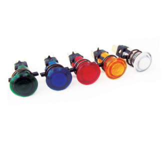 Luz testigo universal usos varios - colores varios (redonda)