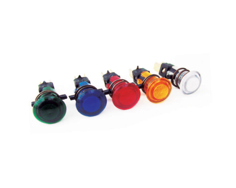 Luz testigo universal usos varios - colores varios (redonda)