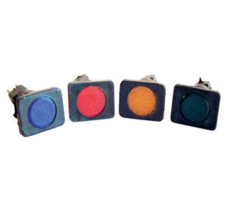 Luz testigo universal rectangular (varios colores)