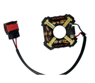 Plaqueta portacarbon electro. Ventilador Peugeot 206/207 ficha roja