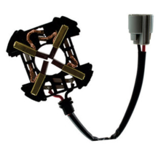 Plaqueta portacarbon electro. Ventilador GM Aveo