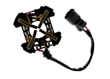 Plaqueta portacarbon electro. Ventilador Honda Fit/Civic